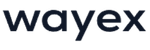 Wayex logo in dark blue text Wayex logo in dark blue text